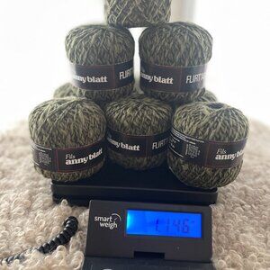 YARN 184 FILS ANNY BLATT FLIRT' ANNY 50G 60 YDS/EA COTTON/VISCOSE/LIN 9 BALL LOT